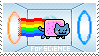 Nyan cat in portal